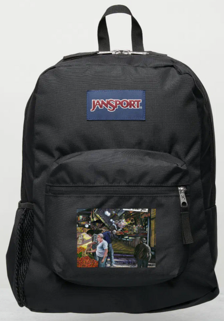 Original Painting by New York City, Fine Art Artist, Gaye Elise Beda, JanSport Backpacks, www.gayeelisebeda.store  Check it out.