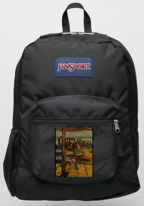 Original Painting by New York City, Fine Art Artist, Gaye Elise Beda, JanSport Backpacks, www.gayeelisebeda.store  Check it out.