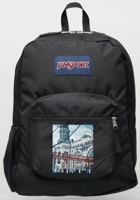Original Painting by New York City, Fine Art Artist, Gaye Elise Beda, JanSport Backpacks, www.gayeelisebeda.store  Check it out.
