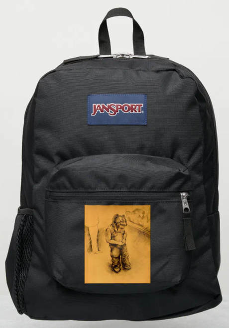 Original Drawing by New York City, Fine Art Artist, Gaye Elise Beda, JanSport Backpacks, www.gayeelisebeda.store  Check it out.