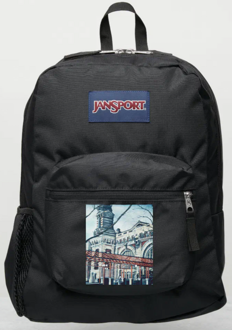 Original Painting by New York City, Fine Art Artist, Gaye Elise Beda, JanSport Backpacks, www.gayeelisebeda.store  Check it out.