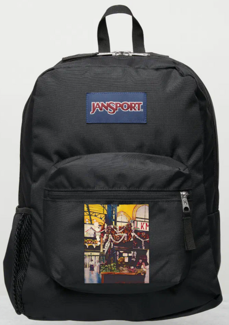Original Painting by New York City, Fine Art Artist, Gaye Elise Beda, JanSport Backpacks, www.gayeelisebeda.store  Check it out.