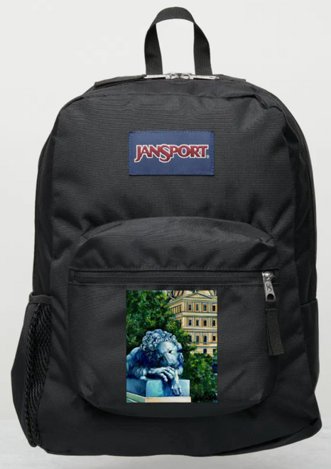 Original Painting by New York City, Fine Art Artist, Gaye Elise Beda, JanSport Backpacks, www.gayeelisebeda.store  Check it out.