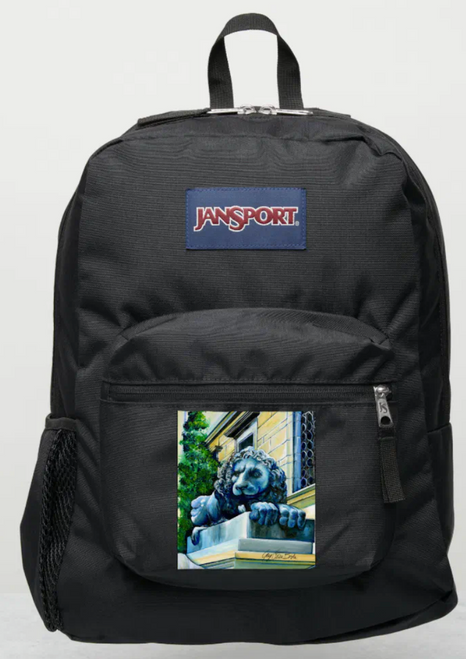 Original Painting by New York City, Fine Art Artist, Gaye Elise Beda, JanSport Backpacks, www.gayeelisebeda.store  Check it out.