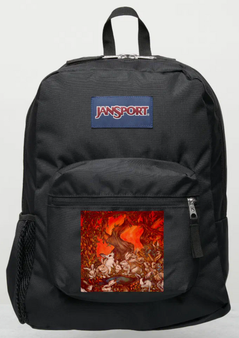 Original Painting by New York City, Fine Art Artist, Gaye Elise Beda, JanSport Backpacks, www.gayeelisebeda.store  Check it out.
