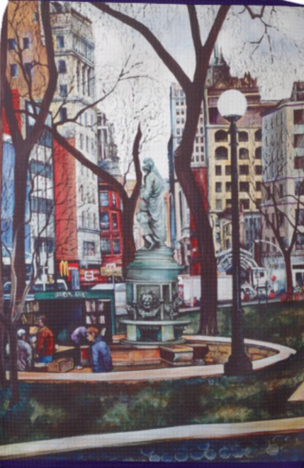 Original Painting by New York City Artist, Gaye Elise Beda. Check it out. 