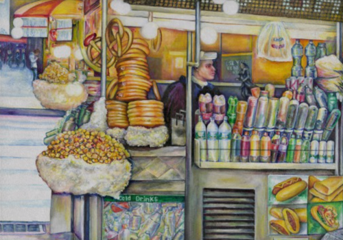 Original Painting by New York City Artist, Gaye Elise Beda. Check it out.