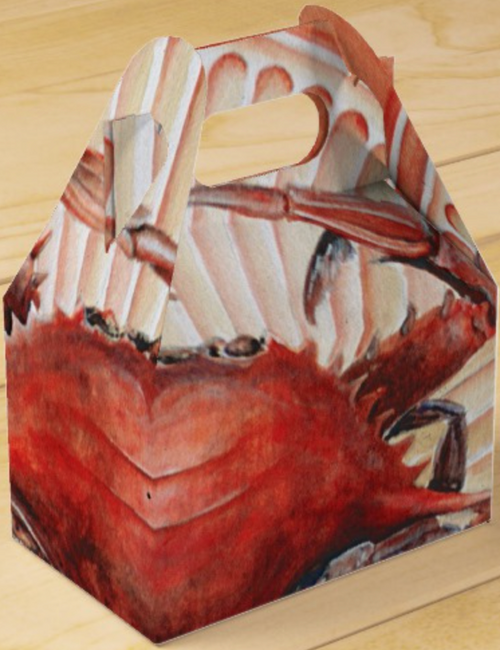 Original Painting by New York City Artist, Gaye Elise Beda.  www.gayeelisebeda.store     gable favor box