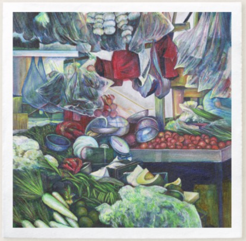 Original Painting by New York City Artist, Gaye Elise Beda.  www.gayeelisebeda.store     Paper Napkins 