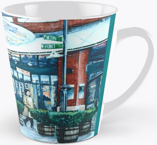 Original Painting by New York City Artist, Gaye Elise Beda. Check it out. www.gayeelisebeda.store   Mugs