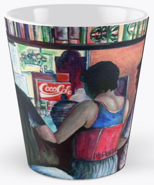 Original Painting by New York City Artist, Gaye Elise Beda. Check it out. www.gayeelisebeda.store   Mugs