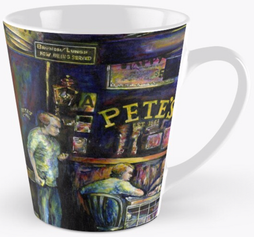 Original Painting by New York City Artist, Gaye Elise Beda. Check it out. www.gayeelisebeda.store   Mugs