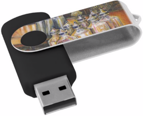 Original Painting by New York City Artist, Gaye Elise Beda. USB SWIVEL FLASH DRIVE www.gayeelisebeda.store     Check it out.