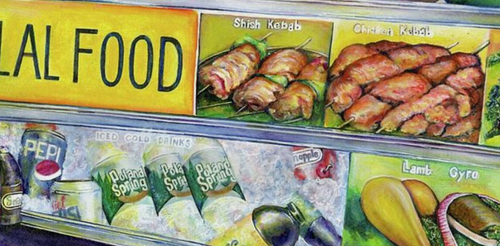 Original Painting by New York City Artist, Gaye Elise Beda. Beach Towels     www.gayeelisebeda.store Check it out. 