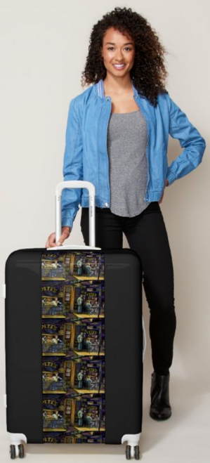 Original Painting by New York City Artist, Gaye Elise Beda.  Luggage  www.gayeelisebeda.store Check it out.