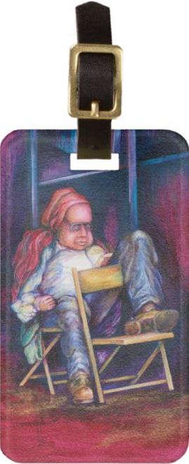 Original Painting by New York City Artist, Gaye Elise Beda. Luggage tags www.gayeelisebeda.store Check it out.