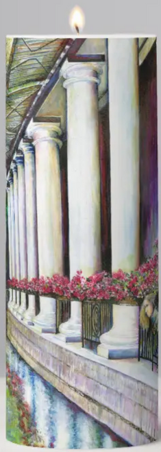Original Painting by New York City Artist, Gaye Elise Beda. Pillar Candles www.gayeelisebeda.store Check it out.
