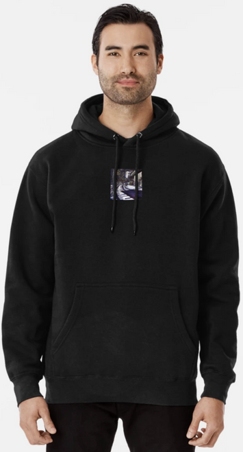 Original Painting by New York City Artist, Gaye Elise Beda. Pullover Hoodies  Check it out. www.gayeelisebeda.store
