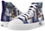 Original Painting by New York City Artist, Gaye Elise Beda.  www.gayeelisebeda.store     High-Top Sneakers  