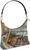 Original Painting by New York City Artist, Gaye Elise Beda. Square Hobo Leather Bag, Check it out. gayeelisebeda.store