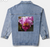 Original Photo by New York City, Fine Art Artist, Gaye Elise Beda,.Denim Jacket, www.gayeelisebeda.store  Check it out. 