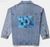 Original Photo by New York City, Fine Art Artist, Gaye Elise Beda,.Denim Jacket, www.gayeelisebeda.store  Check it out. 