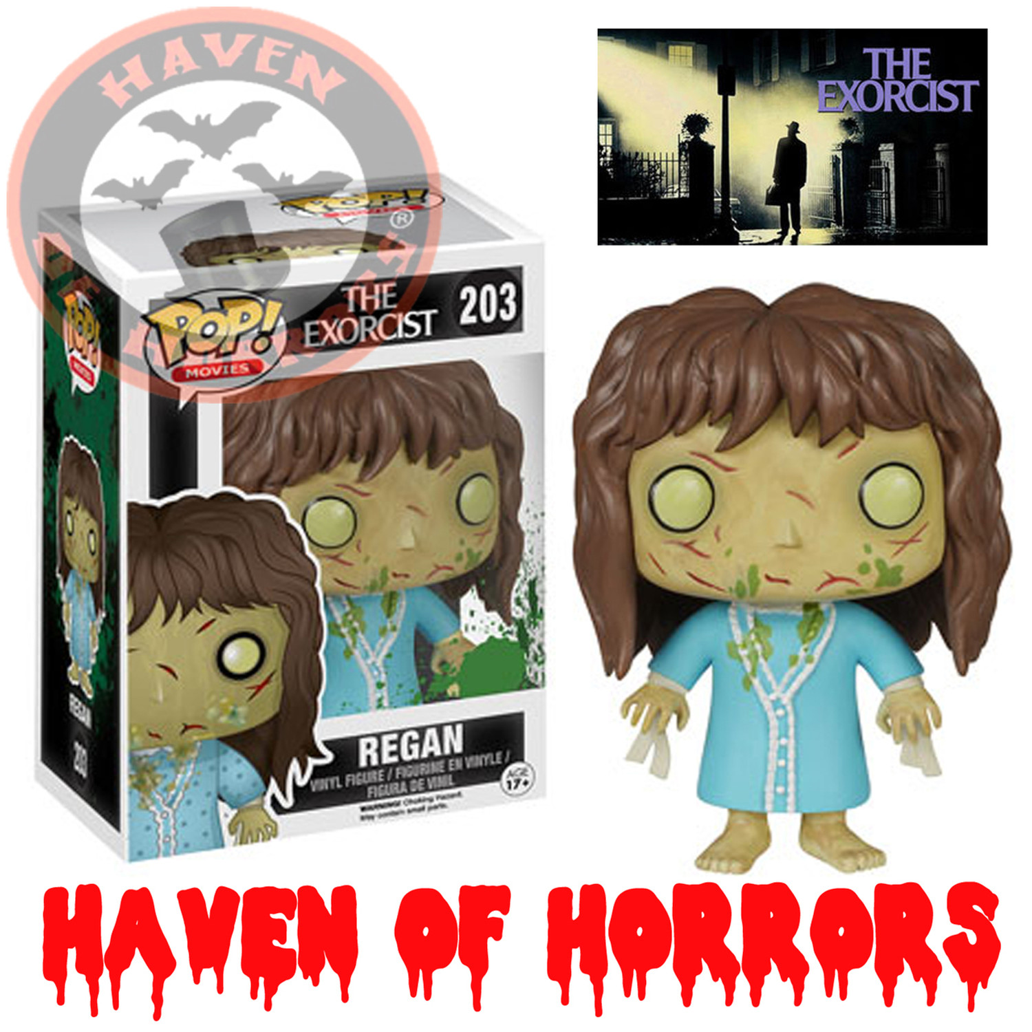 The Face Of Horror - The Exorcist - Pin