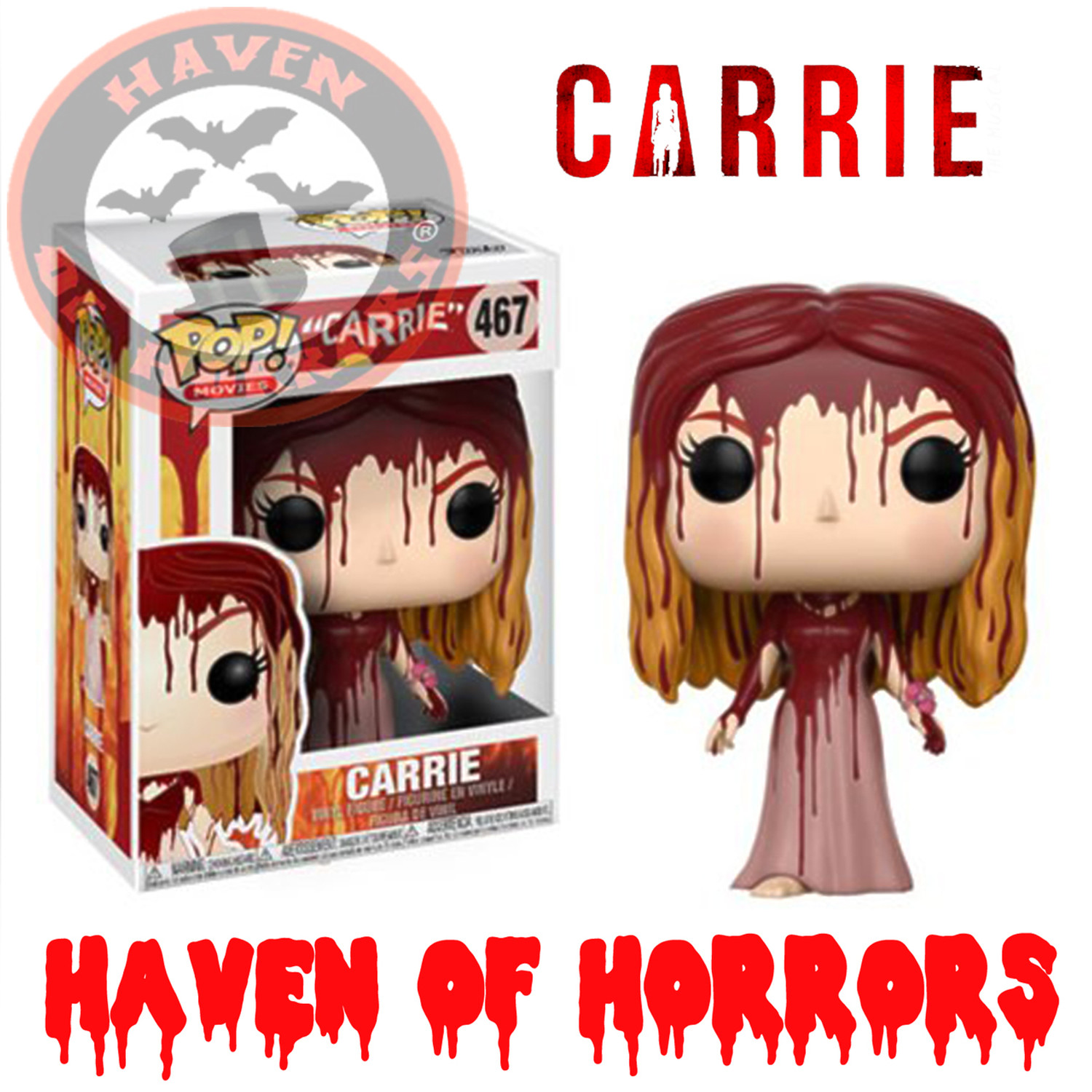 Carrie Pop! Vinyl Figure #467 - Haven of Horrors