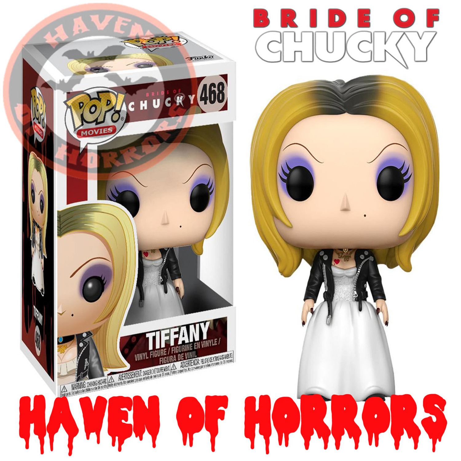 Funko Bride of Chucky Pop! Movies Chucky / Tiffany Vinyl Figure