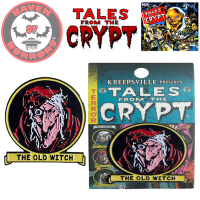 Tales From The Crypt Old Witch Enamel Pin Badge