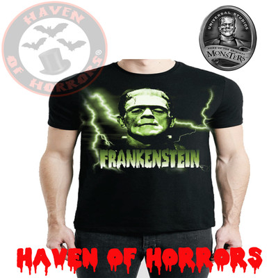 Monster Shirt Green Frankenstein T-shirt Universal 