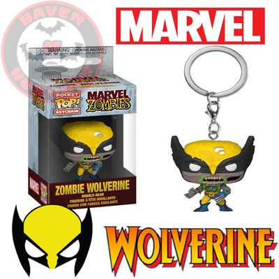 Marvel Zombies Wolverine Pocket Pop! Key Chain