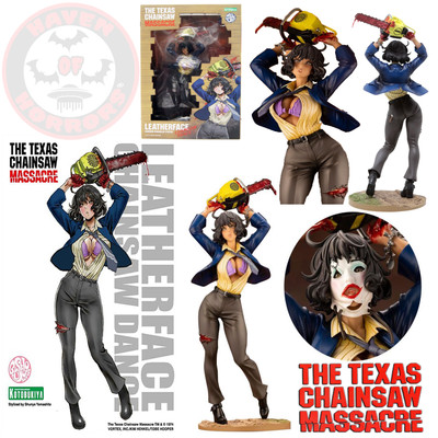 The Texas Chainsaw Massacre Leatherface Chainsaw Dance Version Bishoujo Statue