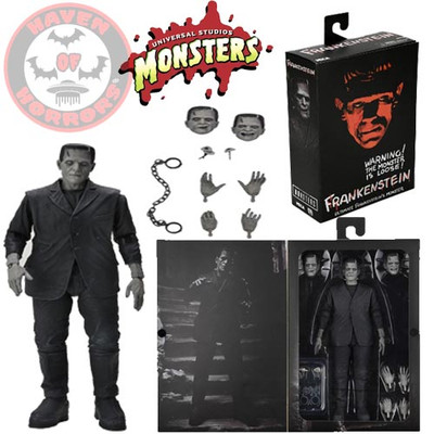 Universal Monsters Ultimate Frankensteins Monster (B&W) 7-Inch Scale Action Figure