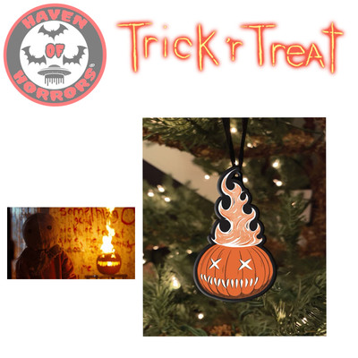 Trick 'r Treat Sam O'Lantern Pumpkin Holiday Horrors Metal Ornament