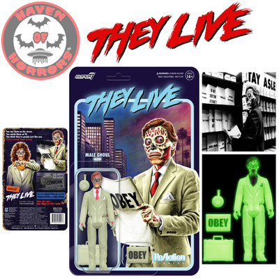 They Live - Male Ghoul (Glow) ReAction Figure