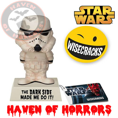 Star Wars Wacky Wisecracks Stormtrooper Darkside Made Me Do It Bobble Head