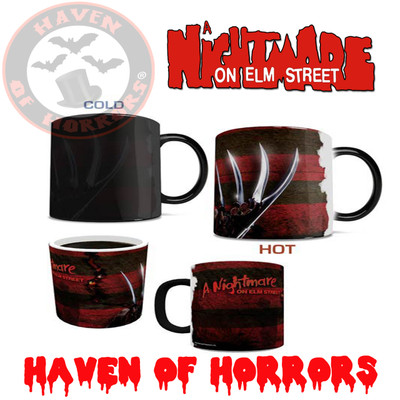 Nightmare on Elm Street Freddy Glove and Shirt Morphing Mug