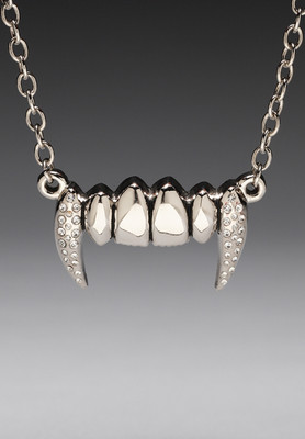 Diamond Style Fang Necklace