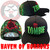 Zombie Bite Sublimation Baseball Hat