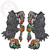 Vulture Patch Pair