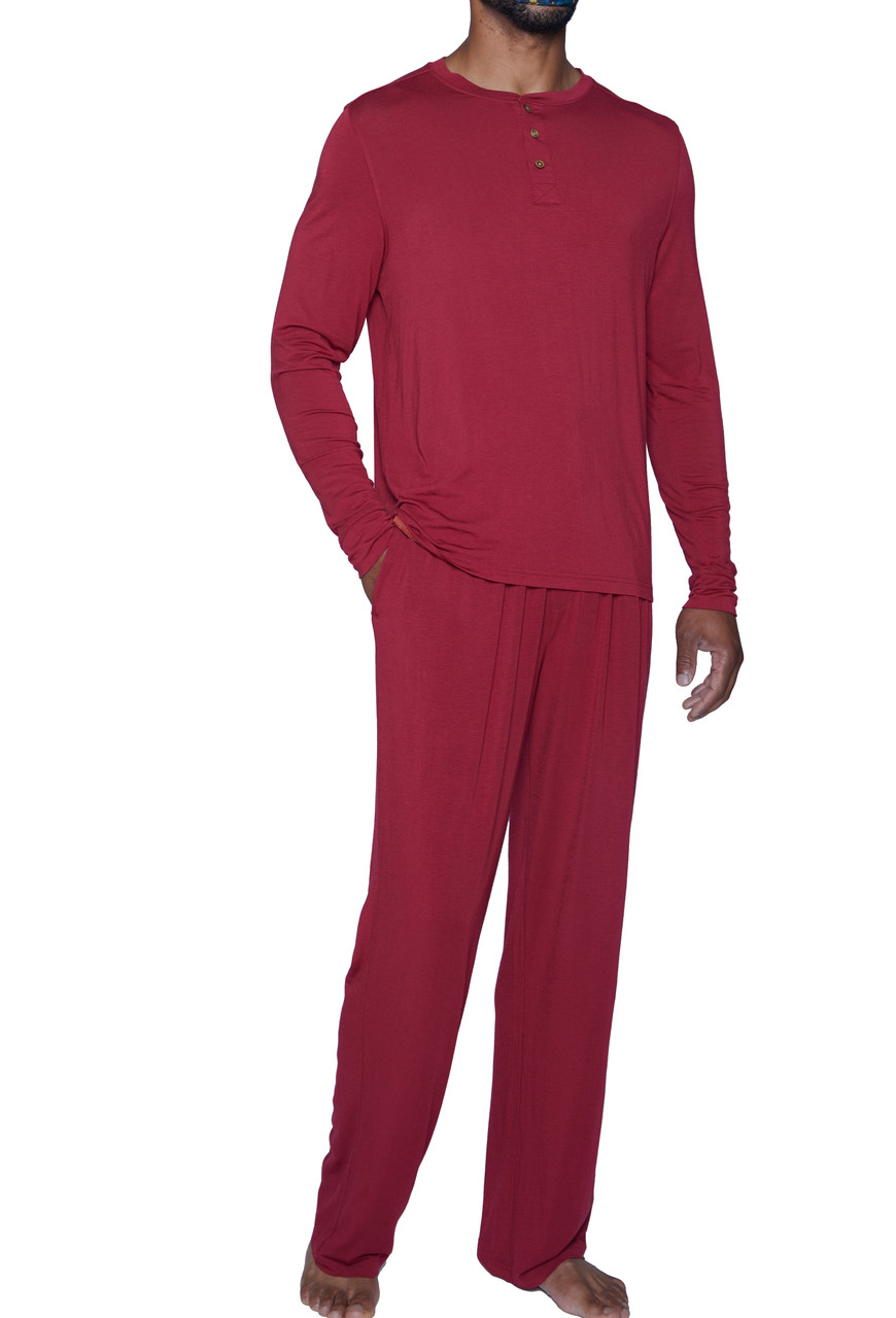 Lounge Pant - Burgundy - LUXE