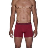 Boxer Brief w/Fly - Burgundy