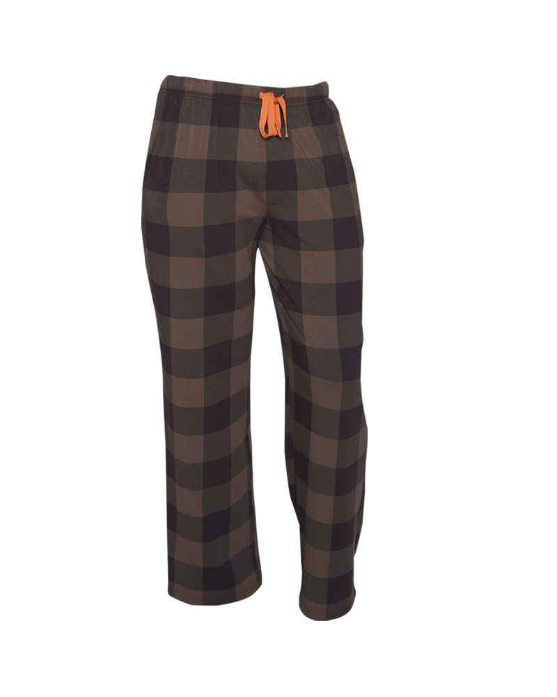 SAMPLE Lounge Pant with Draw String - Chestnut Checkers SAMPLE