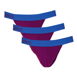 3pack-Thong - Purple Interlock