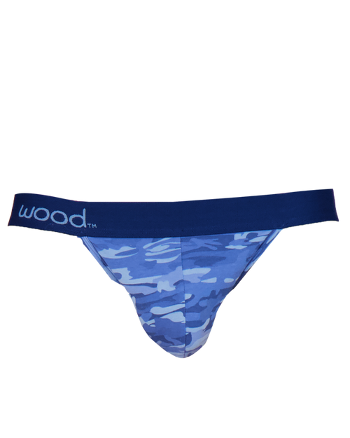 Thong - Blue Camo