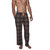 Lounge Pant with Draw String - Chestnut Checkers