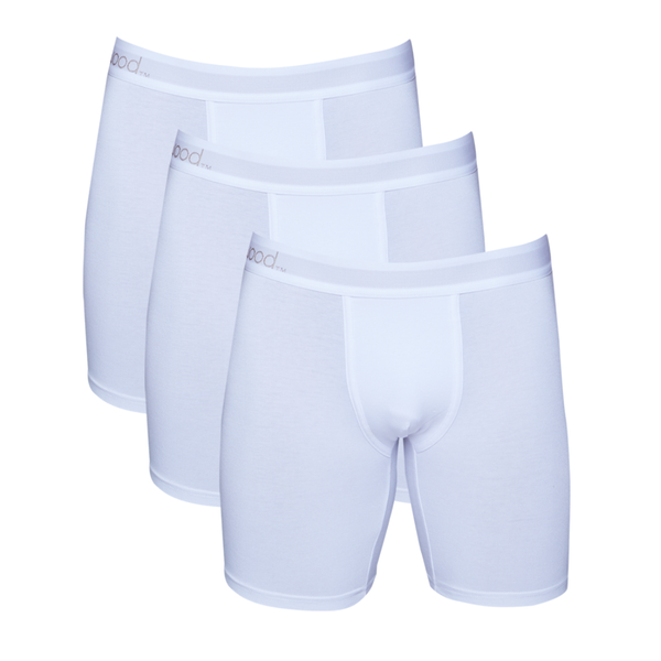 3pack-Biker Brief - White