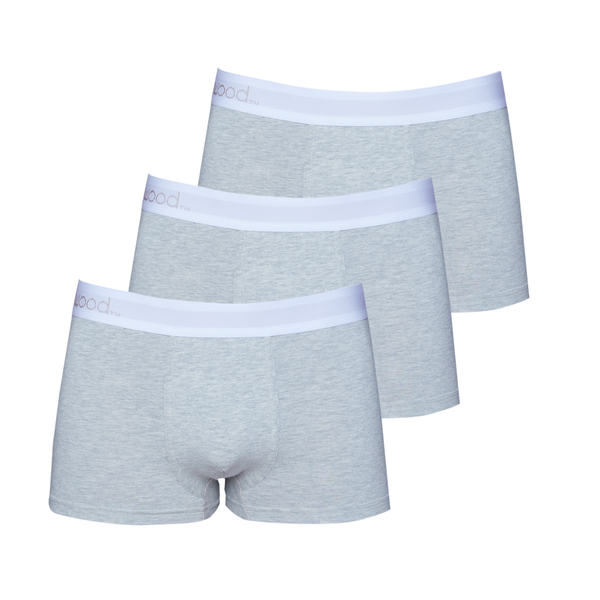 3pack-Wood Trunk - Heather Grey