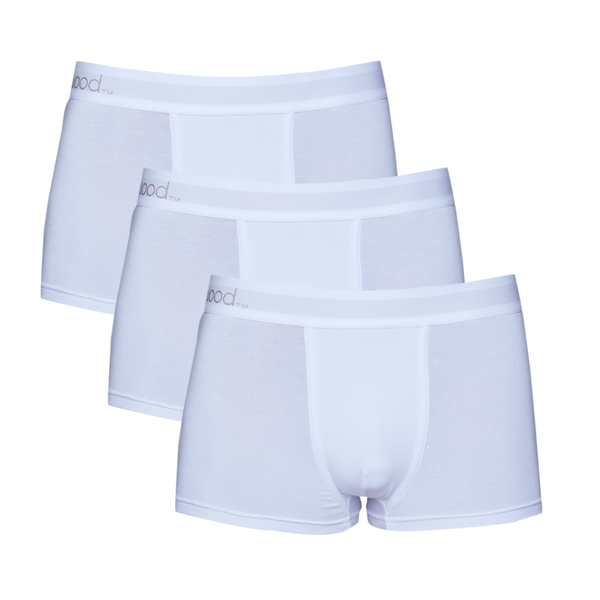3pack-Wood Trunk - White